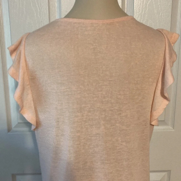 A New Day Pink Sleeveless Ruffled Top M - Picture 6 of 15